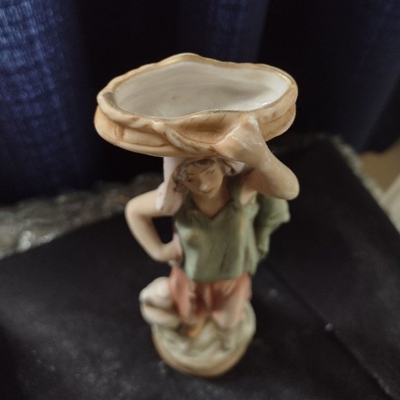 Royal Dux Woman Carrying Water- Amphora-style Figure, older mark - Picture 6 of 12